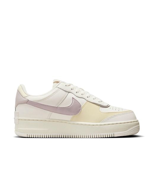 Nike White Air Force 1 Shadow Shoes