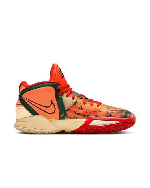 Nike Orange Kyrie Infinity '1 World, 1 People' for men