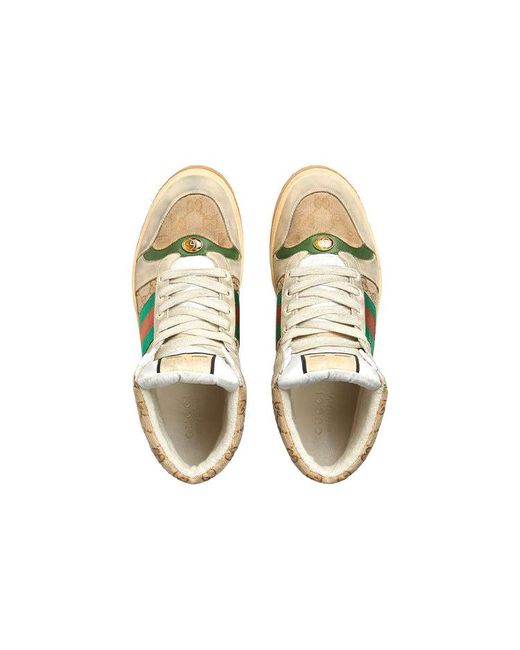 Gucci Natural Screener Gg High 'Off- for men