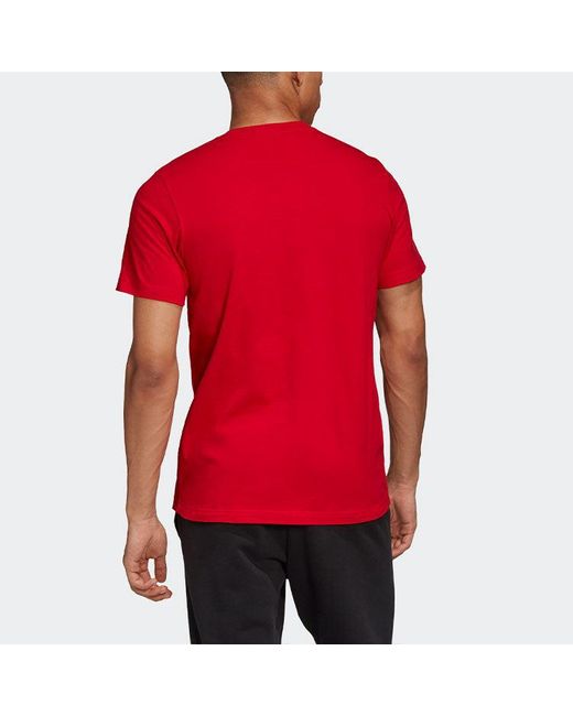 Adidas Red Must Haves Badge Of Sport T-shirt for men