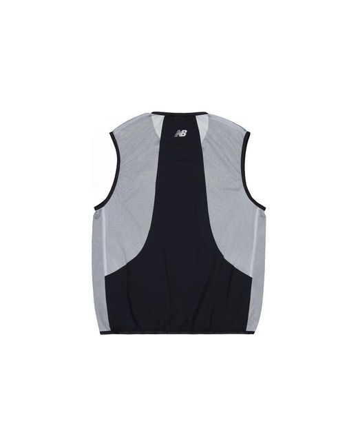 New Balance Blue Vest With Mesh Pocket