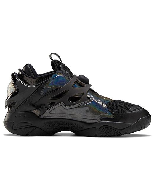 Reebok Black Juun J X Pump Court Metallic' for men