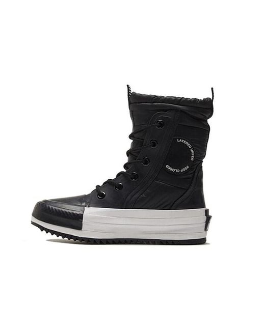 Converse Black (Wmns) Chuck Taylor All Star Mc Boot High 'Water Repellent