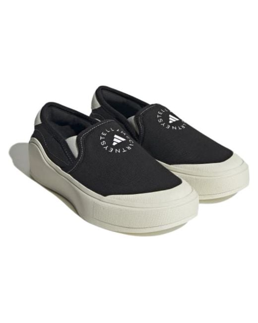 Adidas Black Court Slip-on Shoes