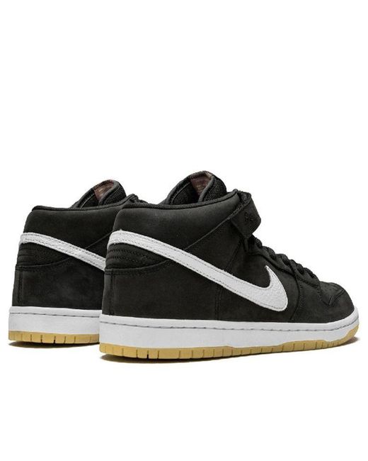 Nike Black Sb Dunk Mid Label' for men