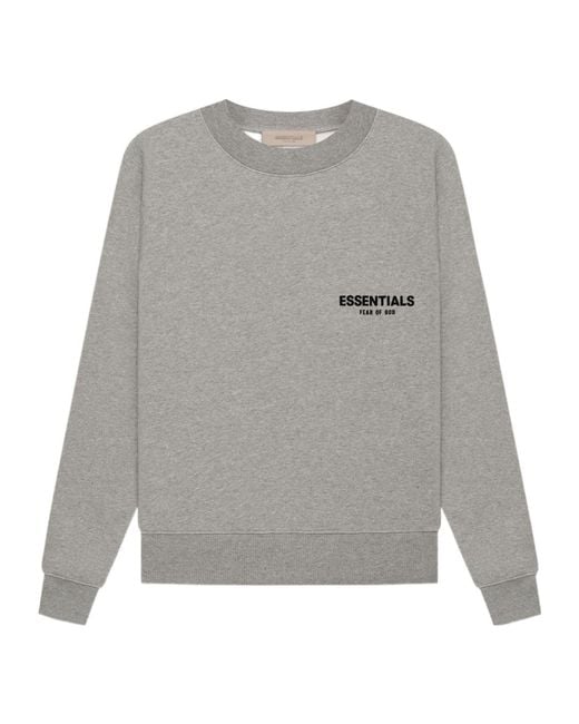 Fear Of God Gray Fw22 Crewneck 'Dark Oatmeal' for men