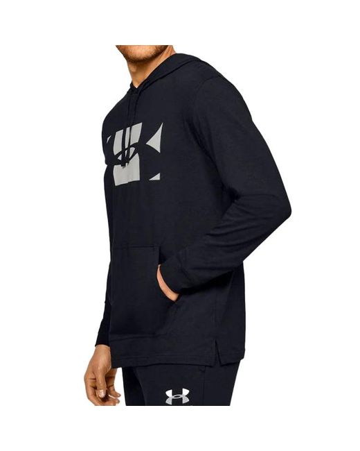 Under Armour Blue Sportstyle Logo Hoodie for men