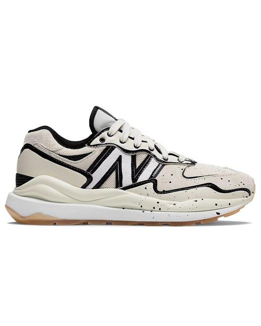 New Balance White Joshua Vides X 57/40 'Angora Splatter' for men