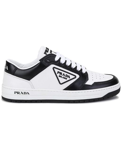 Prada White (Wmns) District Leather Sneakers