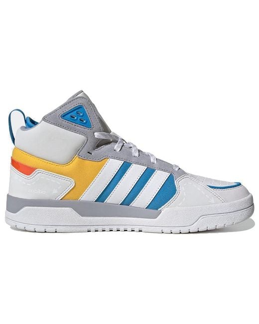 Adidas Blue (Wmns) Neo 100Db Mid Basketball Shoes 'Multi-Color'