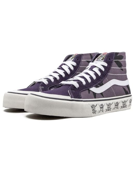 Vans Blue Sk8-Hi 138 Decon Sf 'Summer Leaf Plum' for men