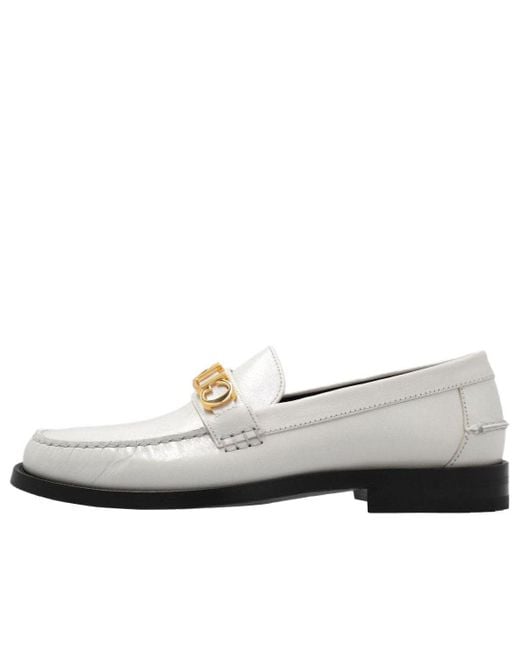 Gucci White (Wmns) Loafer With Metal Logo