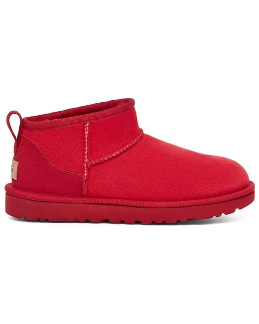 Ugg Red (Wmns) Classic Ultra Mini Boot 'Samba'