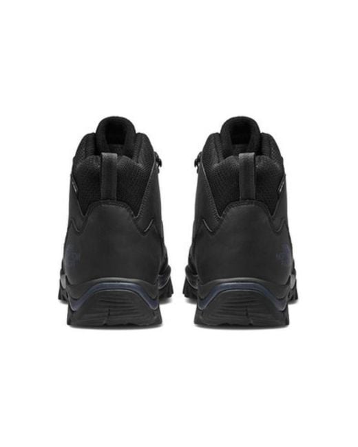 The North Face Black Truckee Mid Hiking Boots 'Tnf Asphalt' for men