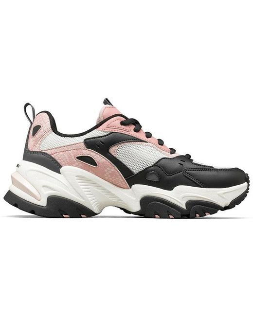 Skechers White (Wmns) Stamina V2 Low-Top Running Shoes