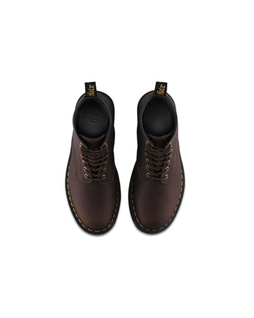 Dr. Martens Black 1460 Dm's Wintergrip Lace Up Boots for men