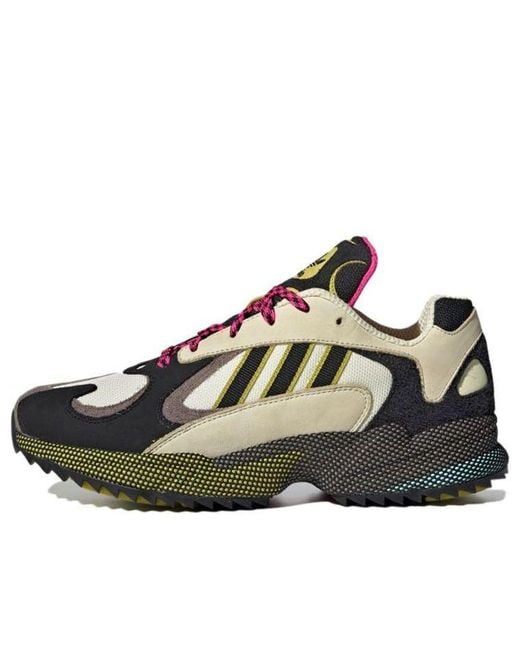 Adidas Brown Originals Yung-1 Shoes for men