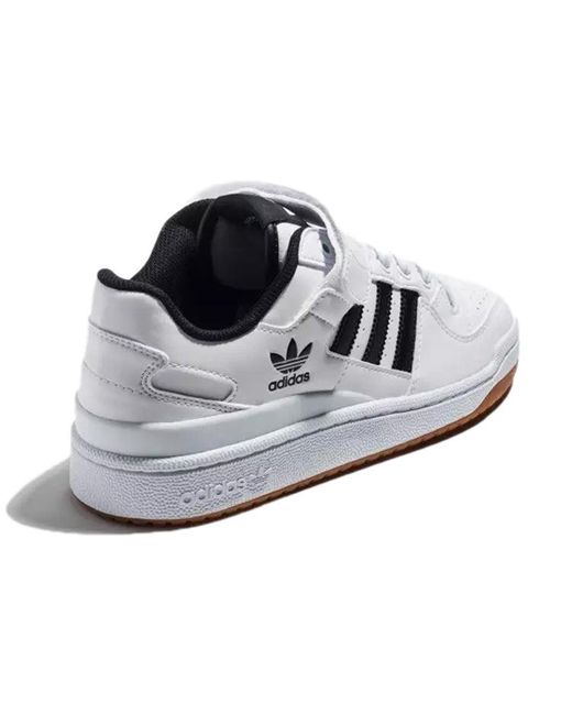 Adidas White Originals Forum Low 'Core Cloud Gum' for men