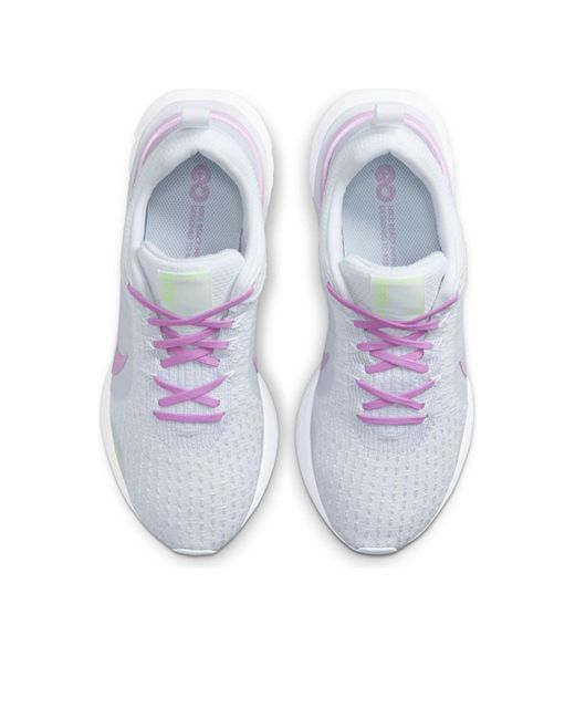 Nike White (Wmns) React Infinity Run Flyknit 3 Rush Fuchsia'