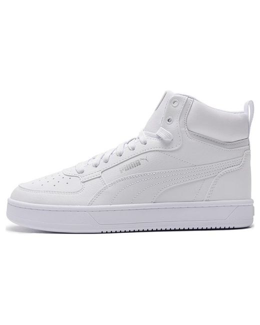 PUMA White Caven 2.0 Mid for men