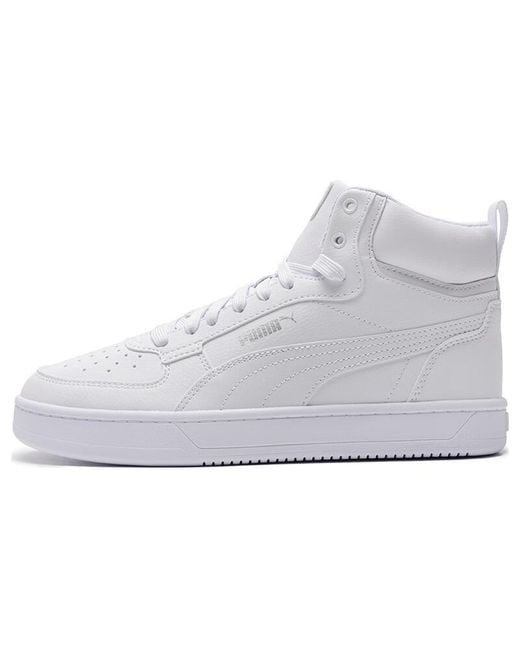 PUMA White Caven 2.0 Mid for men