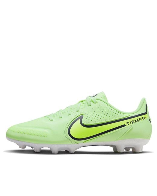 Nike Green Tiempo Legend 9 Ag Volt' for men
