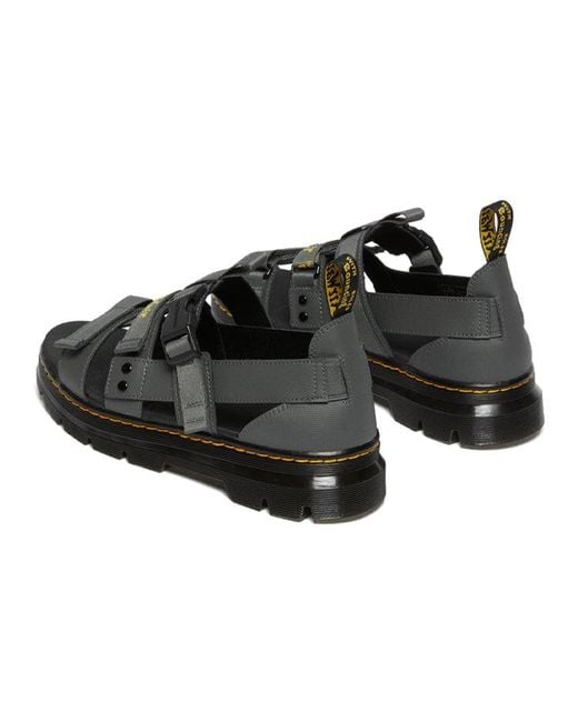 Dr. Martens Black Webbing Sandals