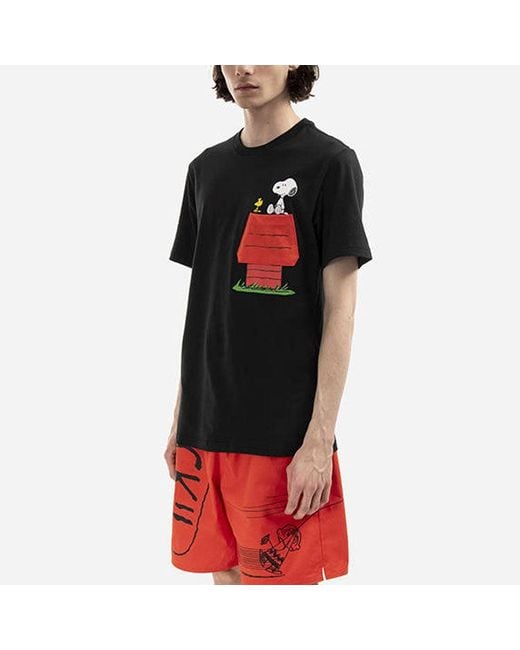 Converse Black X Peanuts Pocket T-Shirt for men