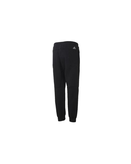 Adidas Black Th Pnt Dk Id Knit Sports Long Pants for men