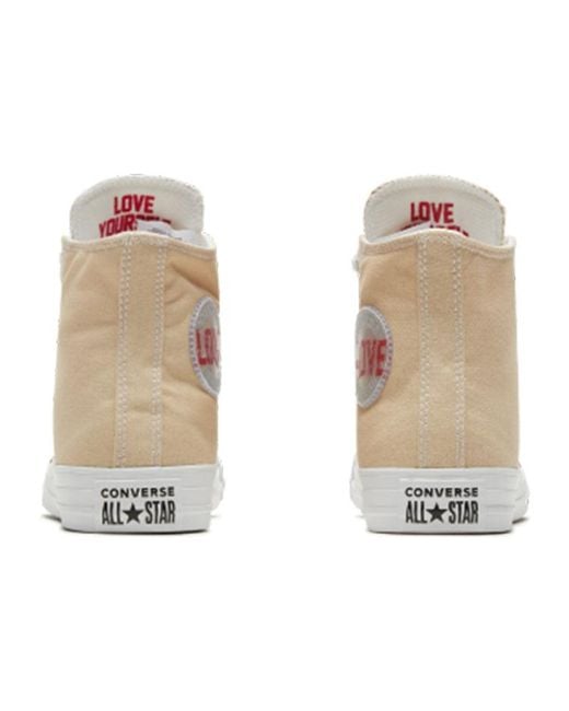 Converse Natural (Wmns) Love Fearlessly Chuck Taylor All Star Desert Ore Sneakers