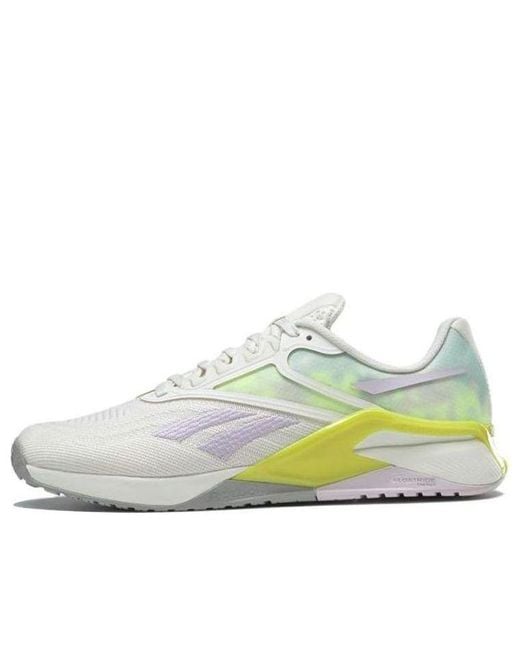 Reebok White (Wmns) Nano X2 'Chalk Quartz Glow'