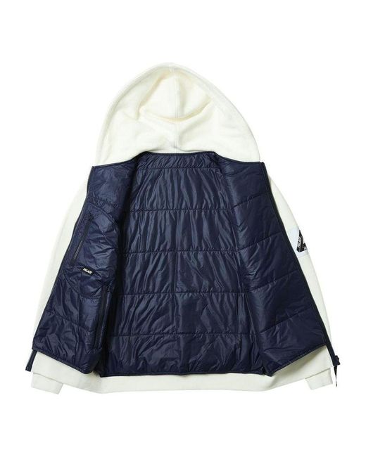Palace Blue Reversible Vest Hoodie 'Soft' for men