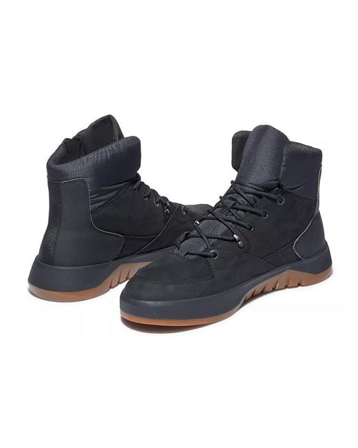 Timberland Blue Supaway Side Zip Boots Nubuck' for men