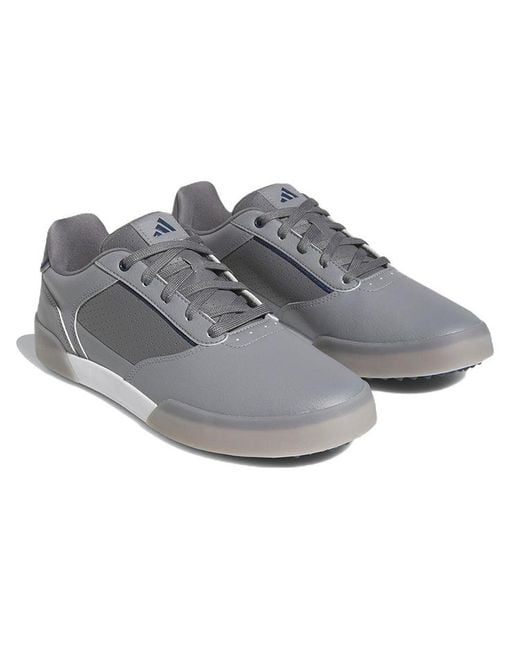 Adidas Gray Retrocross Spikeless Golf Crew' for men