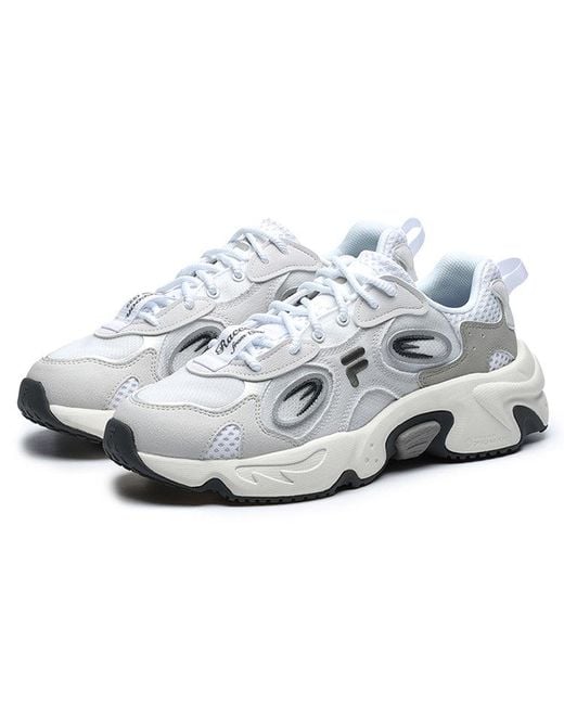 Fila White X Raccoon Sneakers for men