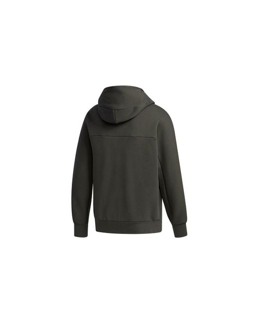 Adidas Gray O1 Htt Music Logo Casual Sports Hooded Jacket for men