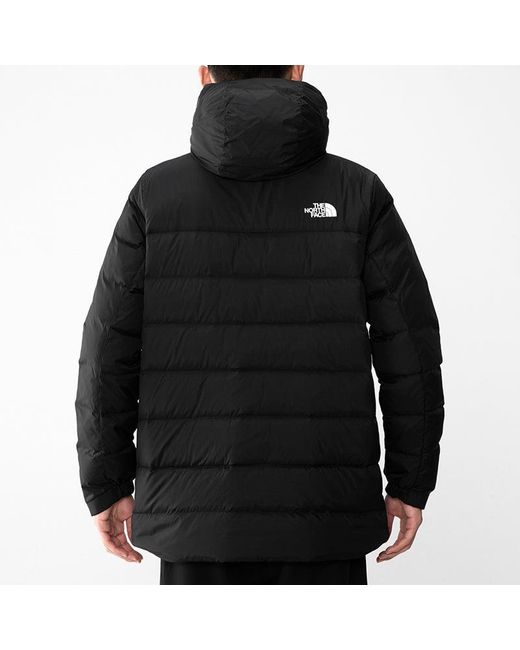 The North Face Black Retro Nuptse Jacket 550 for men