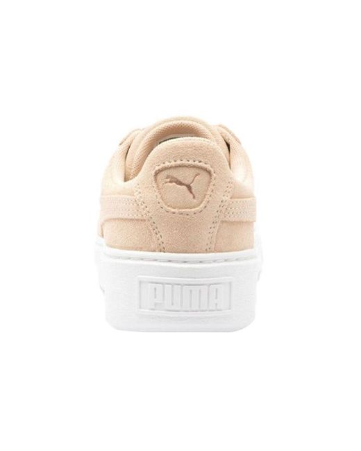 PUMA Natural (Wmns) Suede Platform Lunalux