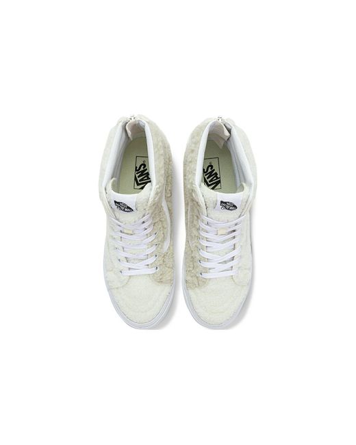 Vans White Sk8-Hi for men