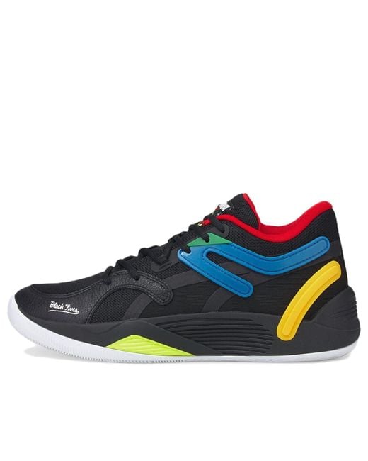 PUMA Blue Black Fives X Trc Blaze Court 'black Saffron' for men