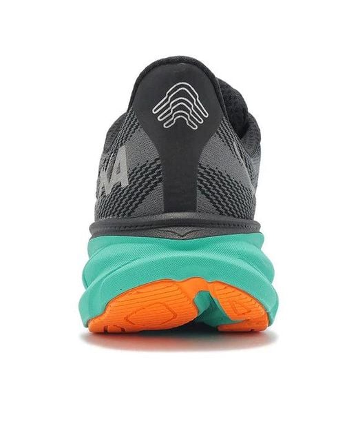 Hoka One One Brown Clifton 9 Gore-Tex Electric Aqua' for men