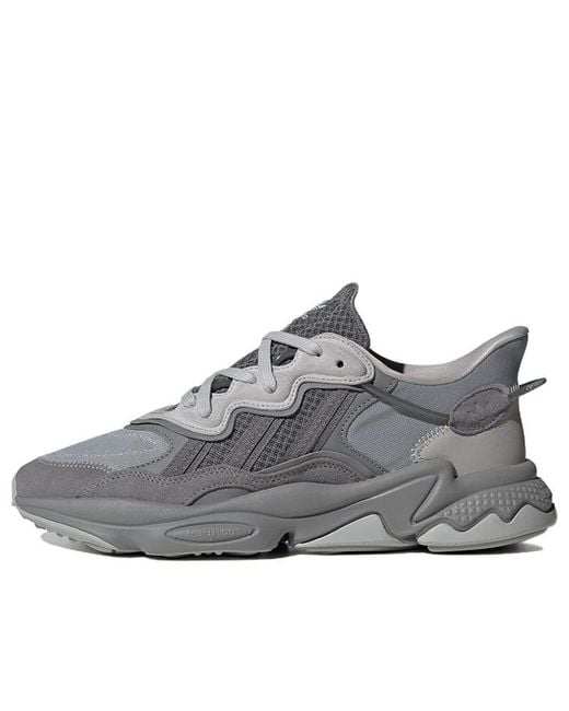 Adidas Gray Originals Ozweego Shoes for men