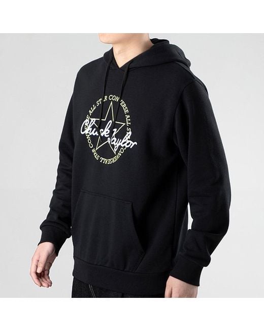 Converse Blue Deconstructed Chuck Patch Pullover Hoodie for men