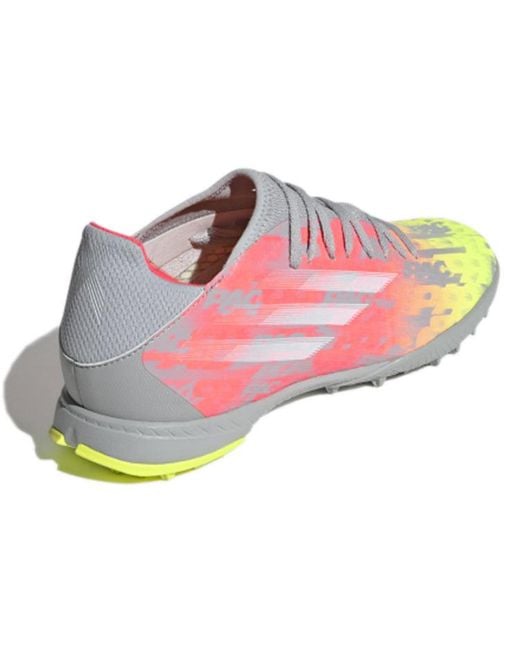 Adidas X Speedflow.3 Soccer Shoes Grey/pink/yellow for men