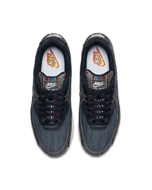 Nike Blue Air Max 90 Premium 'Afro Punk' for men