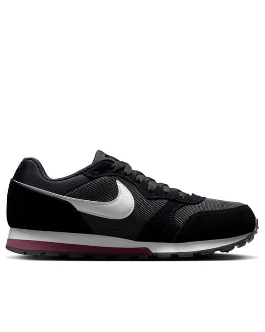 Nike Black (Wmns) Md Runner 2 'Anthracite Bordeaux'