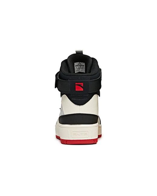 Anta Black Skateboarding Series Sneakers High for men
