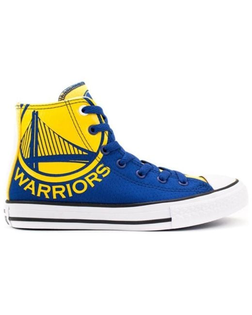 Converse Chuck Taylor All Star Hi 'golden State Warriors' in Blue for Men |  Lyst