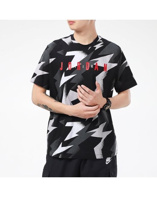 Nike Black Breathable Casual Round Neck Short Sleeve for men