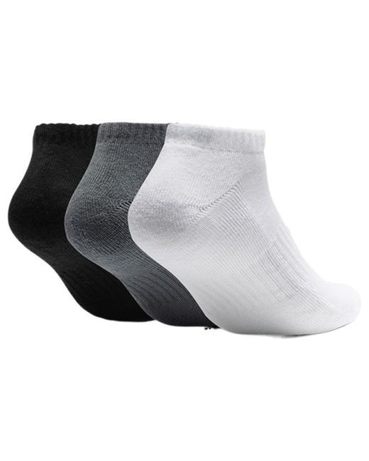 Under Armour Black Core No Show Socks (3 Pack)